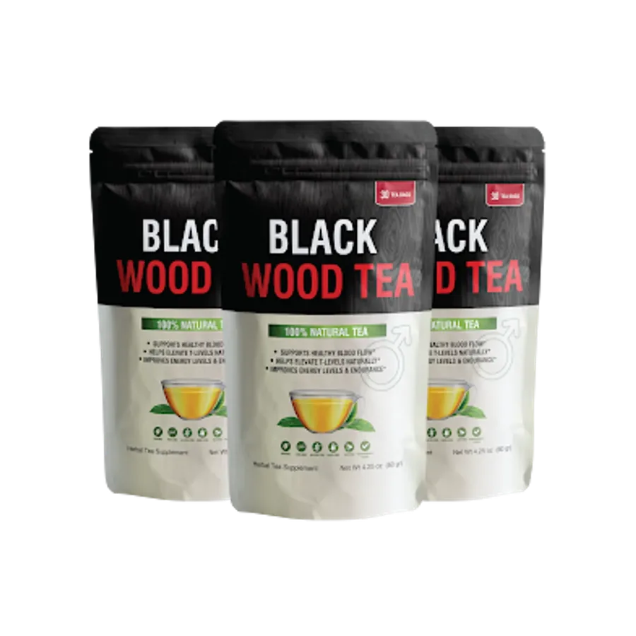 Black Wood Tea — official 3-bottle pack
